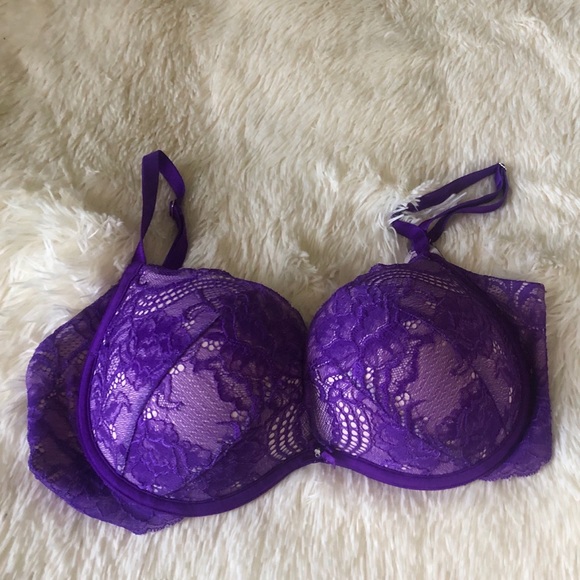 Victoria's Secret Other - Victoria’s Secret Plunge Bra, Purple Lace, 34D